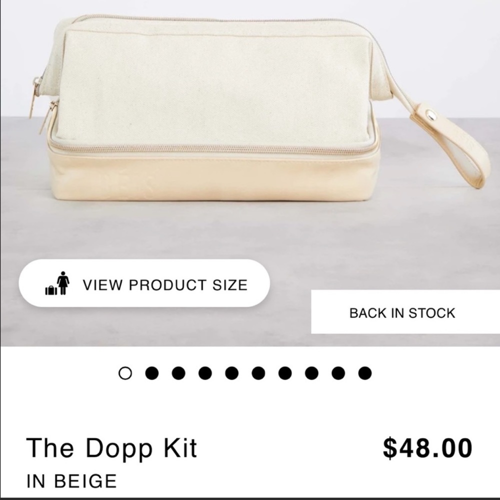 BEIS dopp kit, brand new